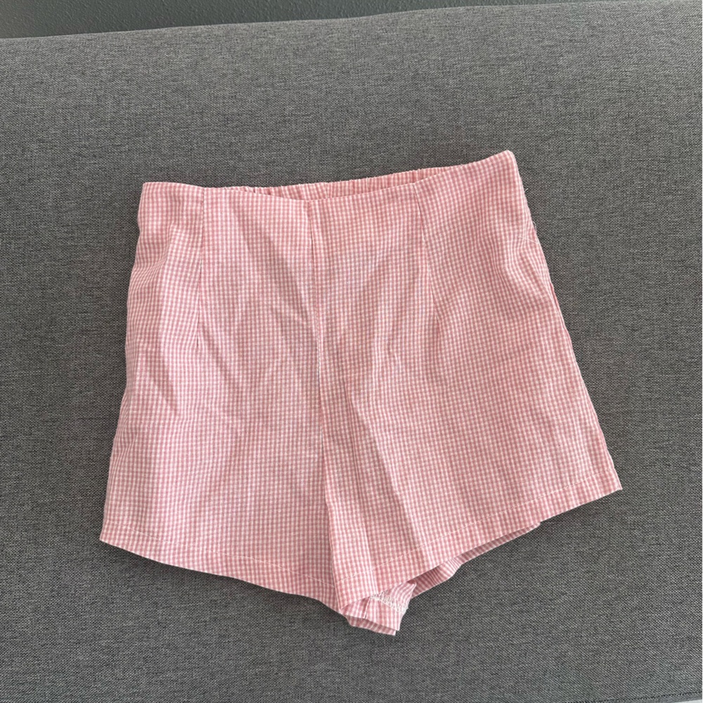 Gingham shorts